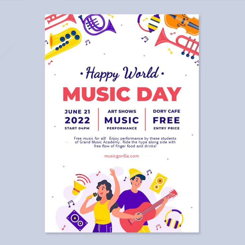 flyer design for musical event malaysia