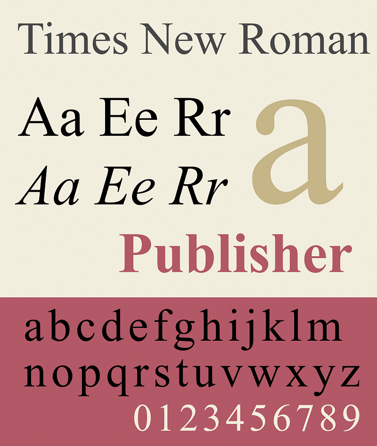 one of the best font times new roman