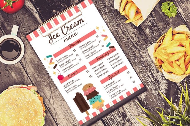 menu design 2